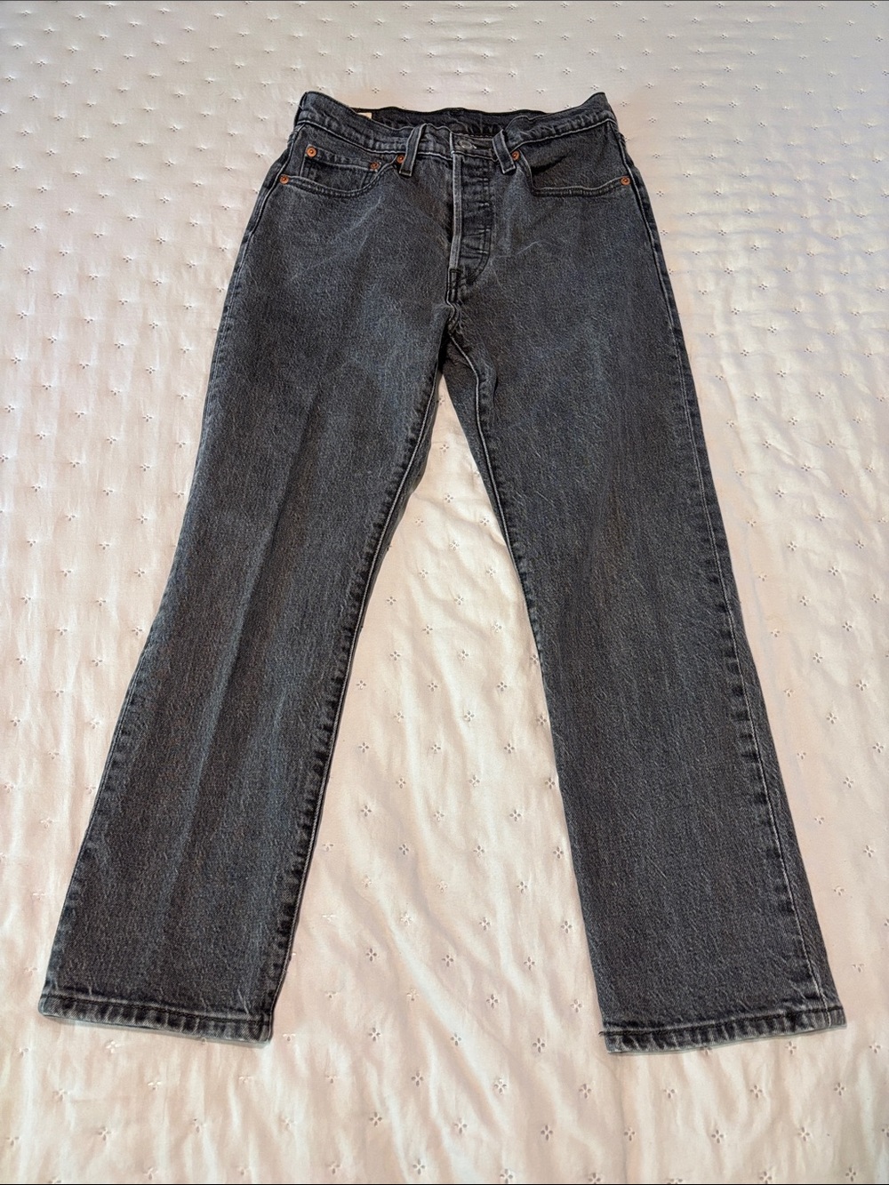 Levi’s 501 Black Denim Jeans - Picture 2 of 3